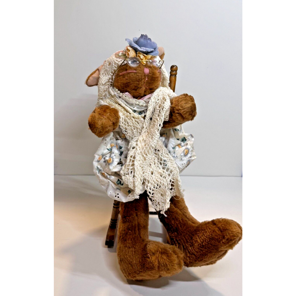 Cute Granny Bunny In Rocker in Original Box ABC Item # 59672